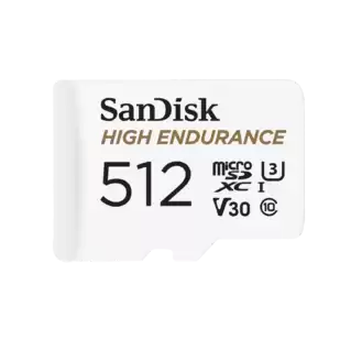 High endurance UHS-I microSD 512GB front image