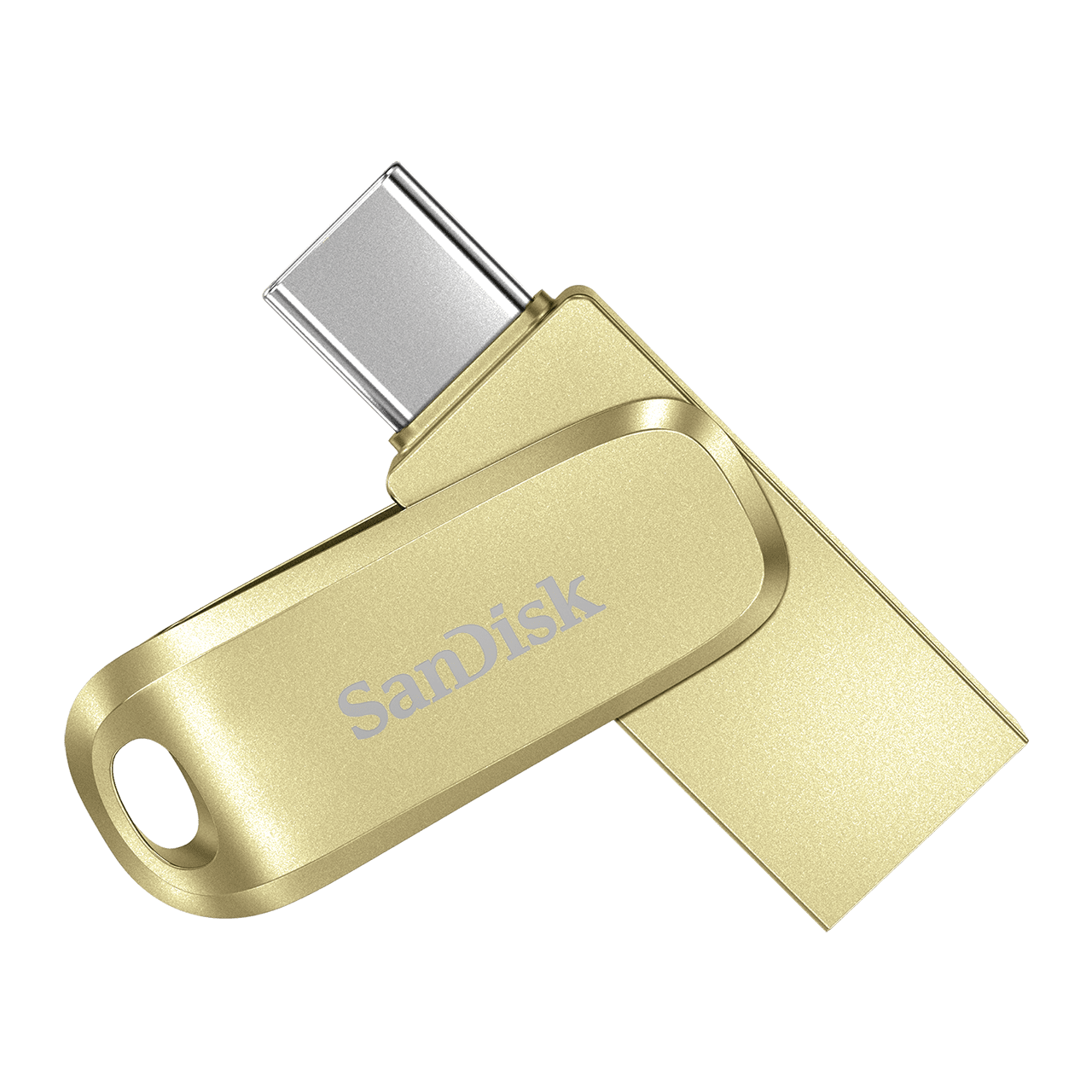 ww5 Ultra Dual Drive Luxe USB Type-C Flash Drive - 128GB Gold - Image3